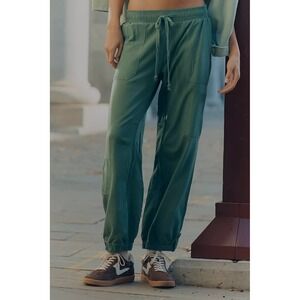 Casual Drawstring Track Pants for Women - Green